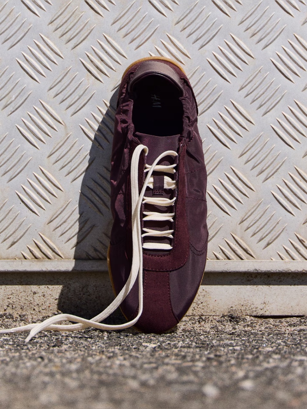 NWT H&M Sneakers in Burgundy